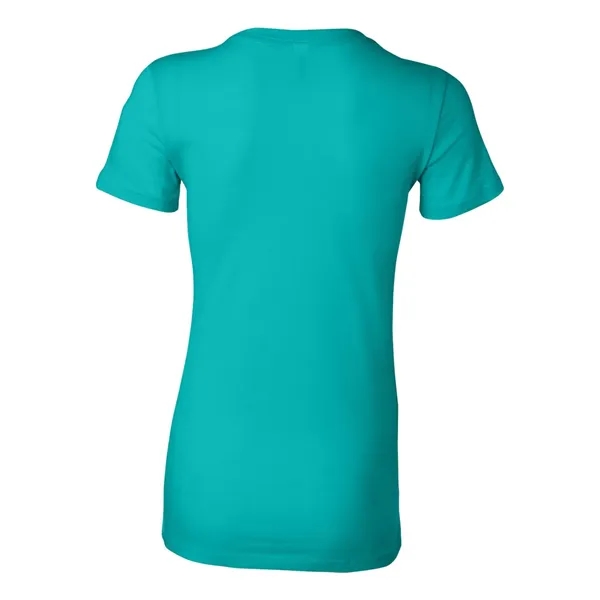 Women's cotton t-shirt with longer length body and shoulder taping. Blank... from ASI 84358 S&S Activewear