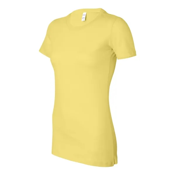 Women's cotton t-shirt with longer length body and shoulder taping. Blank... from ASI 84358 S&S Activewear