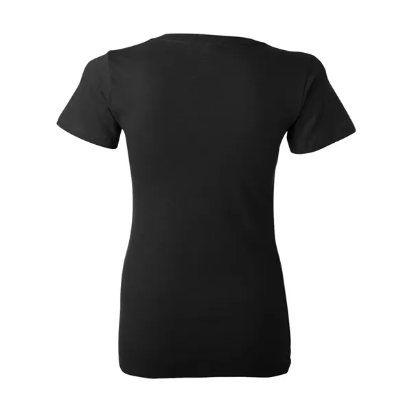 Women's jersey t-shirt with deep v-neck. Blank product.... from ASI 84358 S&S Activewear