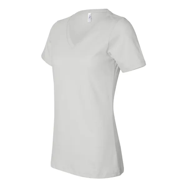 V-neck t-shirt with flattering true women's fit. Blank product.... from ASI 84358 S&S Activewear