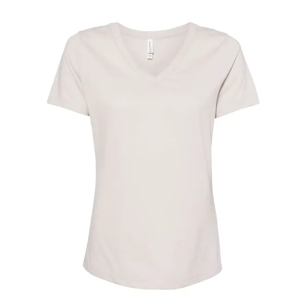 BELLA + CANVAS Women's Relaxed Heather CVC V-Neck Tee... from ASI 84358 S&S Activewear
