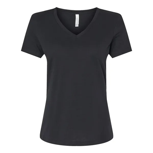 BELLA + CANVAS Women's Relaxed Heather CVC V-Neck Tee... from ASI 84358 S&S Activewear