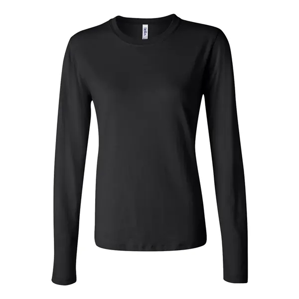 Women's long sleeve crewneck jersey t-shirt. Blank product.... from ASI 84358 S&S Activewear