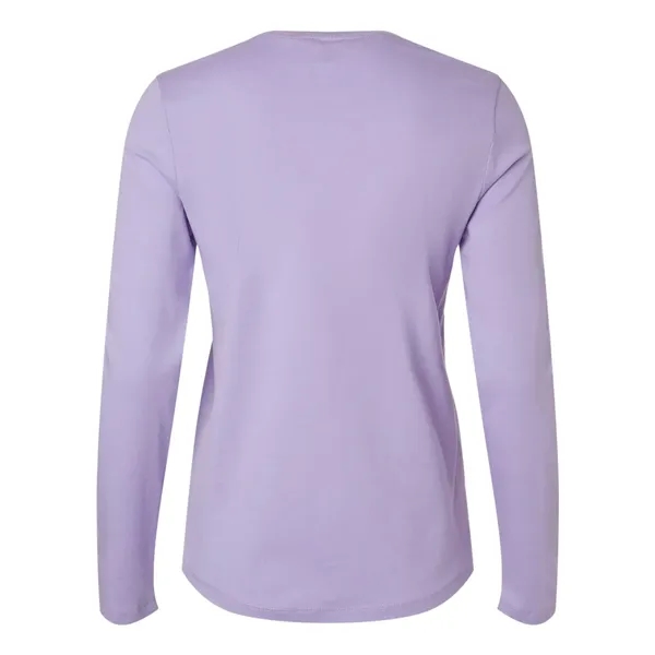 Women's long sleeve crewneck jersey t-shirt. Blank product.... from ASI 84358 S&S Activewear
