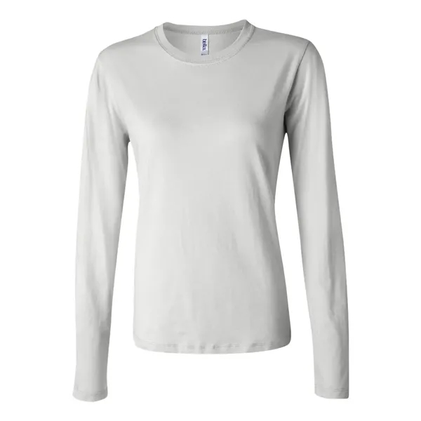 Women's long sleeve crewneck jersey t-shirt. Blank product.... from ASI 84358 S&S Activewear