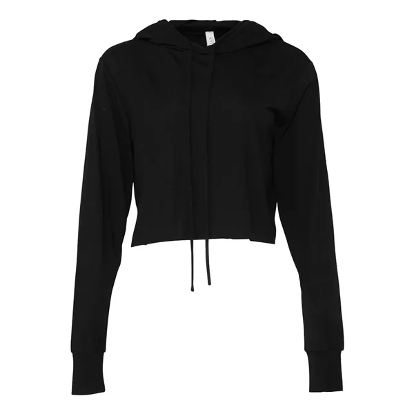 Triblend Women's Cropped Long Sleeve Hooded Tee... from ASI 84358 S&S Activewear