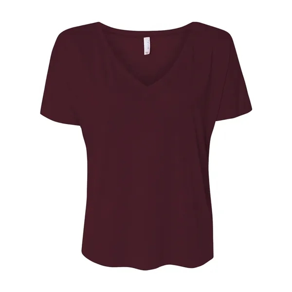 Women's flowy V-neck drop sleeve shirt. Blank product.... from ASI 84358 S&S Activewear