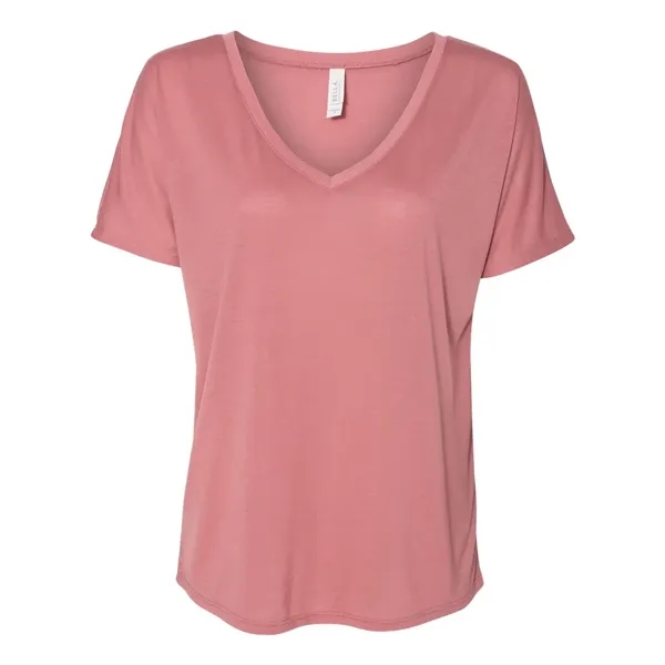 Women's flowy V-neck drop sleeve shirt. Blank product.... from ASI 84358 S&S Activewear