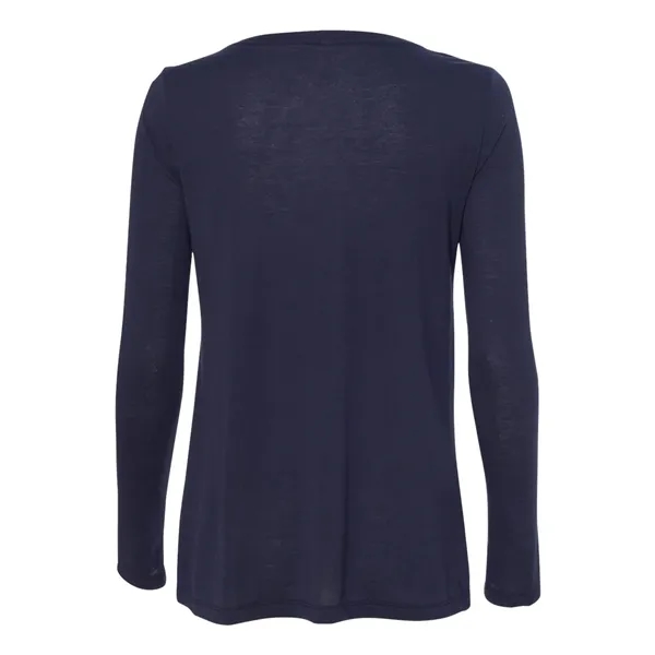 Women's Flowy Long Sleeve V-Neck T-Shirt.... from ASI 84358 S&S Activewear