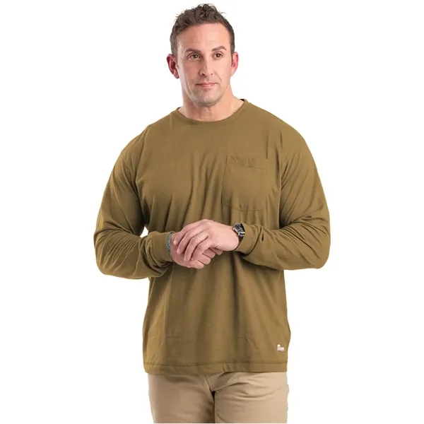 Berne Apparel Performance Long Sleeve Pocket T-Shirt... from ASI 84358 S&S Activewear