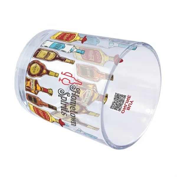 10 oz. Rocks Glass, Mirror Printing... from ASI 30270 Aakron Line