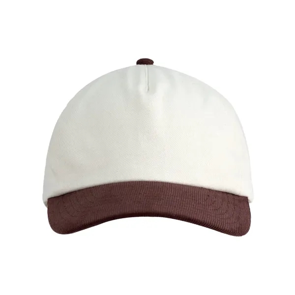 Big Accessories Two-Tone Corduroy Cap... from ASI 84358 S&S Activewear