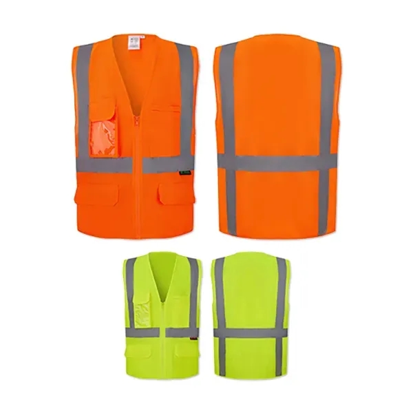 Safety vest with a hook and loop closure and 3C logo.... from ASI 98360 WOWLine
