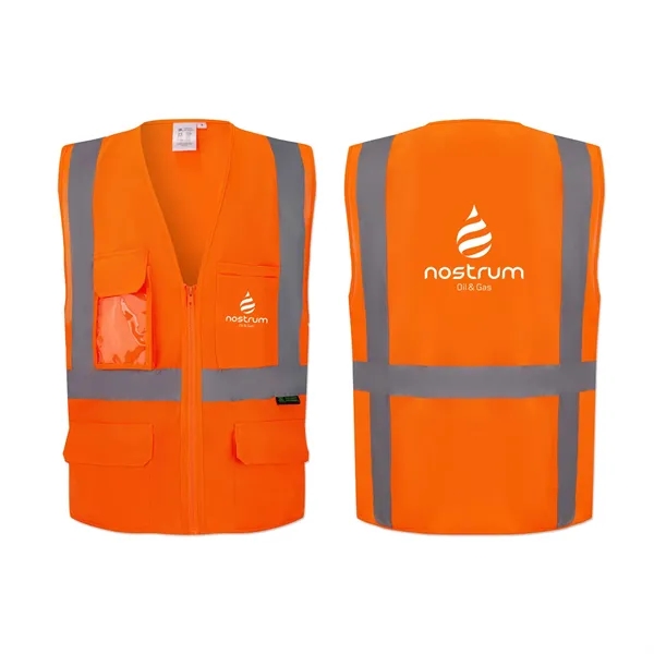 Safety vest with a hook and loop closure and 3C logo.... from ASI 98360 WOWLine
