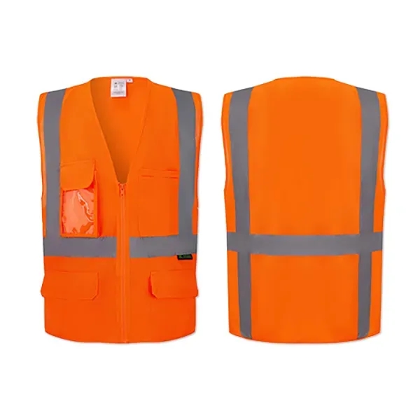 Safety vest with a hook and loop closure and 3C logo.... from ASI 98360 WOWLine
