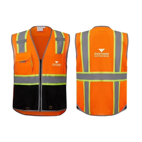 Safety vest with a 3C logo.... from ASI 98360 WOWLine