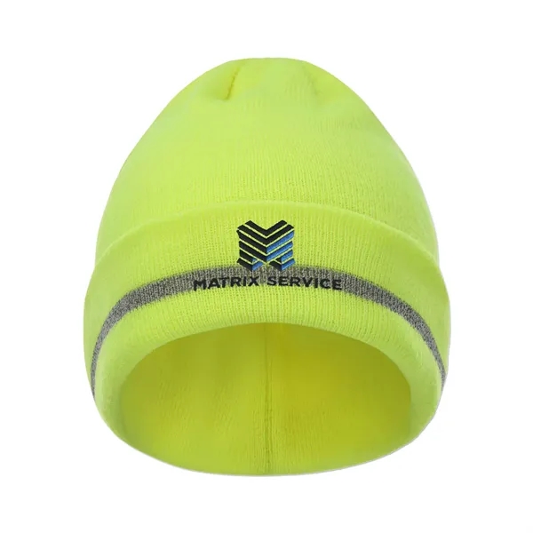 12" acrylic safety beanie with reflective threads.... from ASI 98360 WOWLine