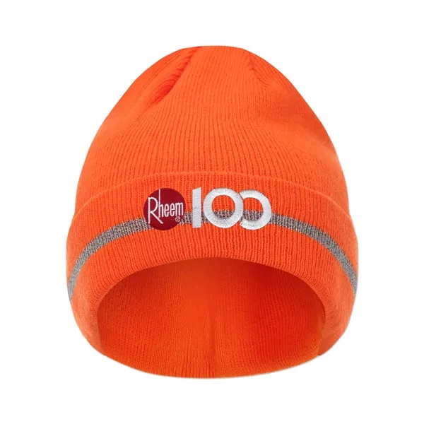 12" acrylic safety beanie with reflective threads.... from ASI 98360 WOWLine