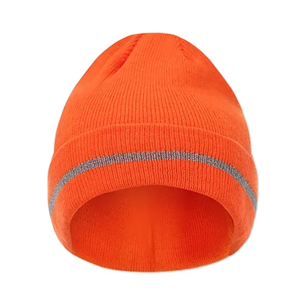 12" acrylic safety beanie with reflective threads.... from ASI 98360 WOWLine
