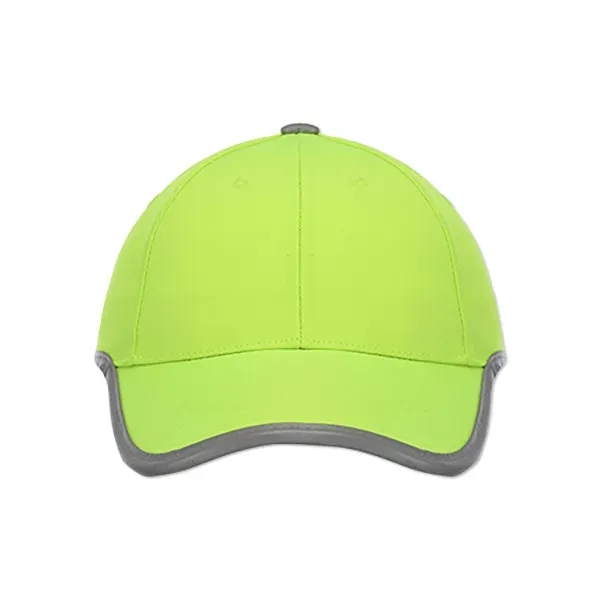 Polyester safety cap with reflective tape, 6 panels, and hook and... from ASI 98360 WOWLine