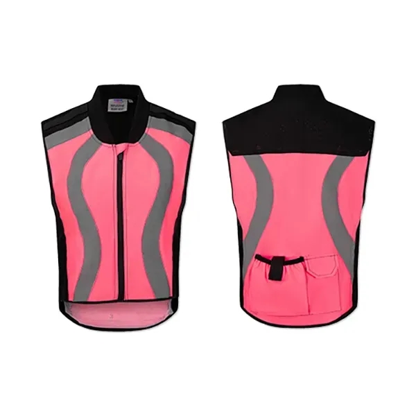 Safety vest with reflective striping.... from ASI 98360 WOWLine
