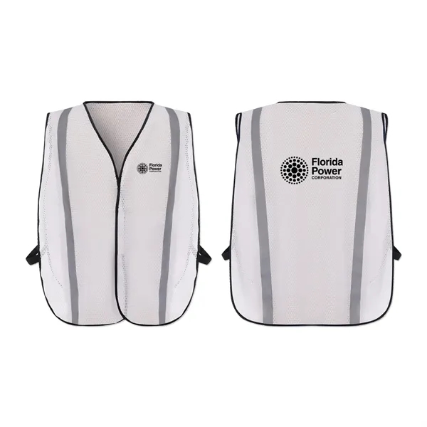 Polyester safety vest with a hook and loop closure and 3C... from ASI 98360 WOWLine