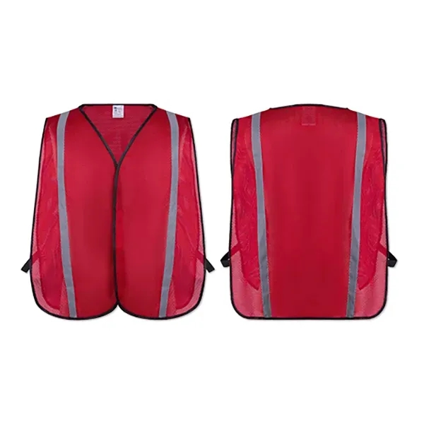 Polyester safety vest with a hook and loop closure and 3C... from ASI 98360 WOWLine