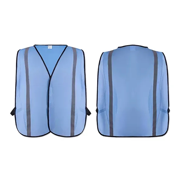 Polyester safety vest with a hook and loop closure and 3C... from ASI 98360 WOWLine