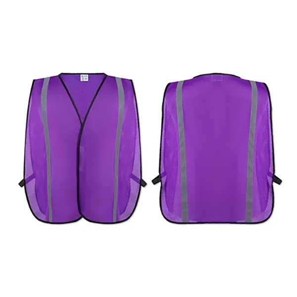 Polyester safety vest with a hook and loop closure and 3C... from ASI 98360 WOWLine