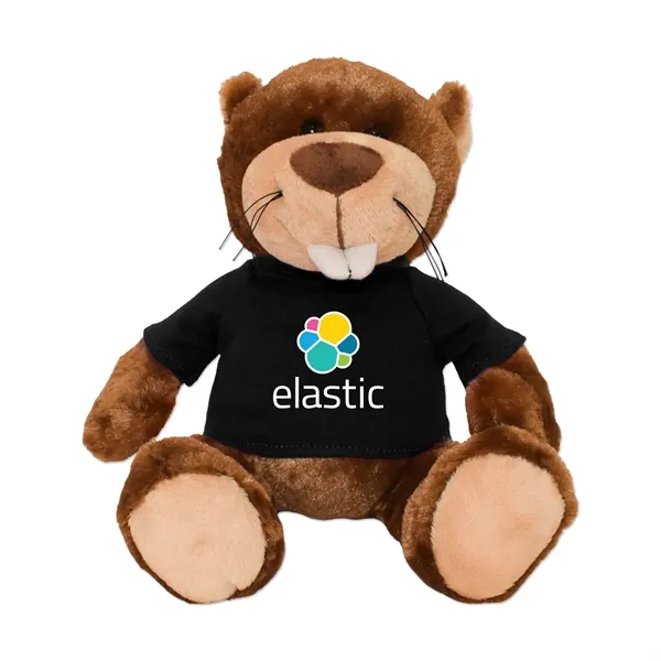 Stuffed beaver with a customizable t-shirt.... from ASI 98360 WOWLine