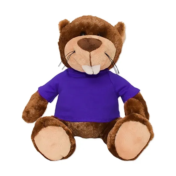 Stuffed beaver with a customizable t-shirt.... from ASI 98360 WOWLine
