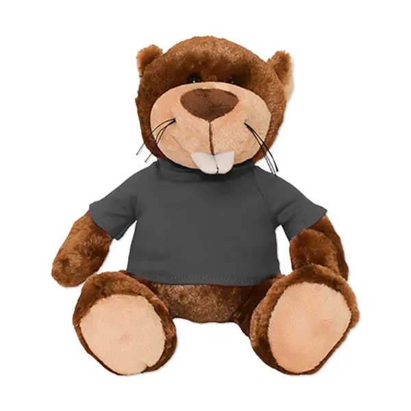 Stuffed beaver with a customizable t-shirt.... from ASI 98360 WOWLine