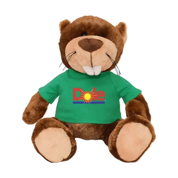 Stuffed beaver with a customizable t-shirt.... from ASI 98360 WOWLine