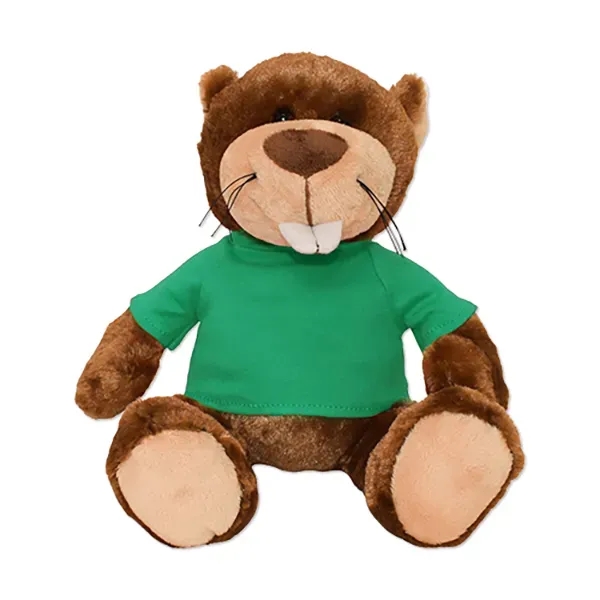 Stuffed beaver with a customizable t-shirt.... from ASI 98360 WOWLine