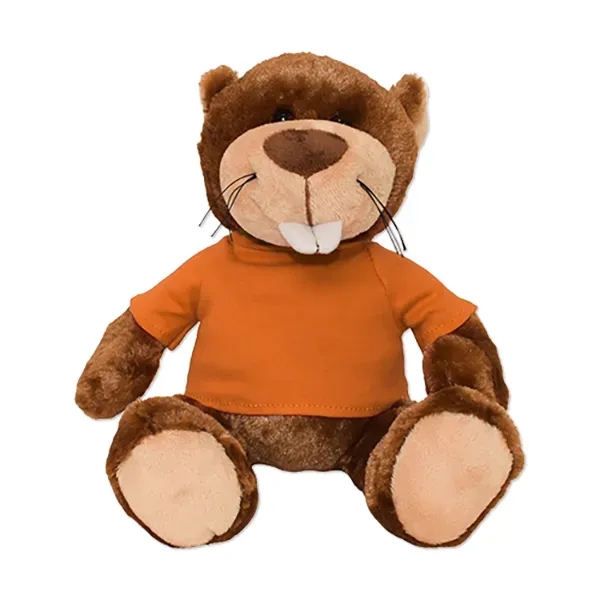 Stuffed beaver with a customizable t-shirt.... from ASI 98360 WOWLine