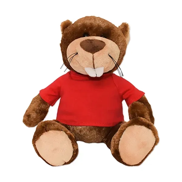 Stuffed beaver with a customizable t-shirt.... from ASI 98360 WOWLine