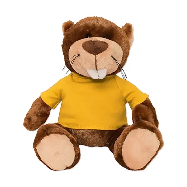 Stuffed beaver with a customizable t-shirt.... from ASI 98360 WOWLine