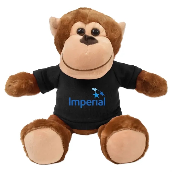 Stuffed monkey with a customizable t-shirt.... from ASI 98360 WOWLine