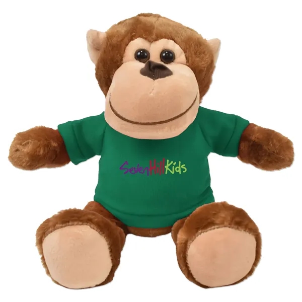 Stuffed monkey with a customizable t-shirt.... from ASI 98360 WOWLine