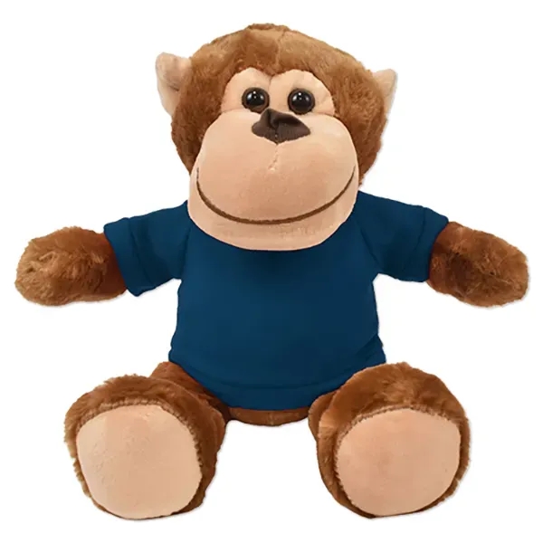 Stuffed monkey with a customizable t-shirt.... from ASI 98360 WOWLine