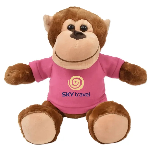 Stuffed monkey with a customizable t-shirt.... from ASI 98360 WOWLine