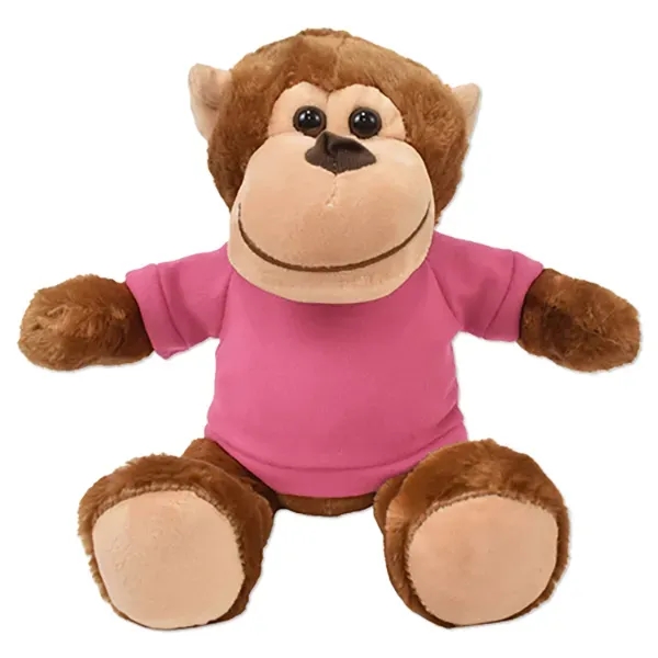 Stuffed monkey with a customizable t-shirt.... from ASI 98360 WOWLine