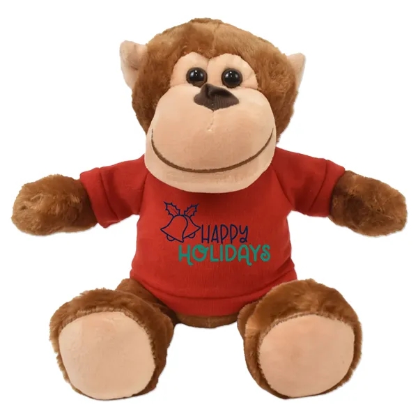Stuffed monkey with a customizable t-shirt.... from ASI 98360 WOWLine