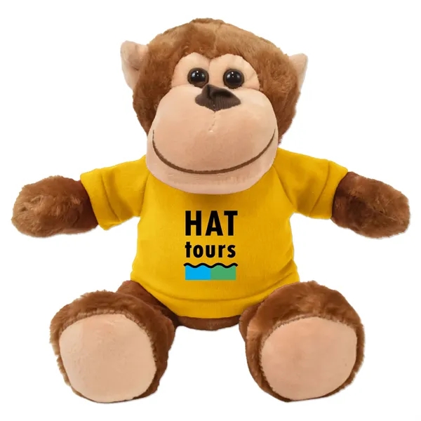 Stuffed monkey with a customizable t-shirt.... from ASI 98360 WOWLine