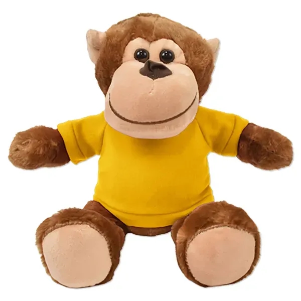 Stuffed monkey with a customizable t-shirt.... from ASI 98360 WOWLine