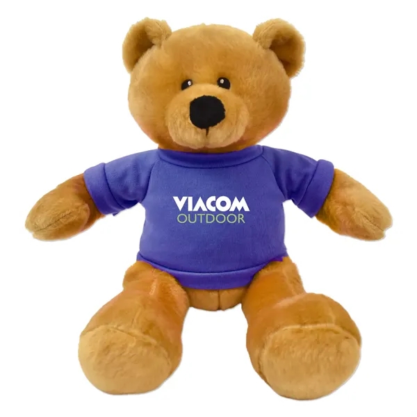 Soft plush stuffed bear with customizable t-shirt.... from ASI 98360 WOWLine
