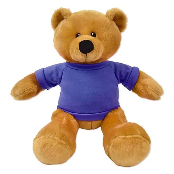 Soft plush stuffed bear with customizable t-shirt.... from ASI 98360 WOWLine