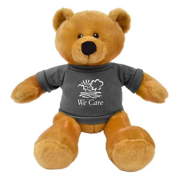 Soft plush stuffed bear with customizable t-shirt.... from ASI 98360 WOWLine