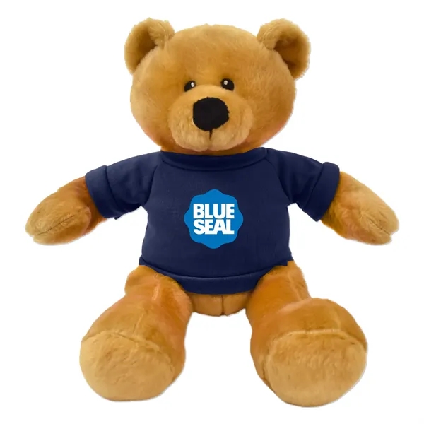 Soft plush stuffed bear with customizable t-shirt.... from ASI 98360 WOWLine