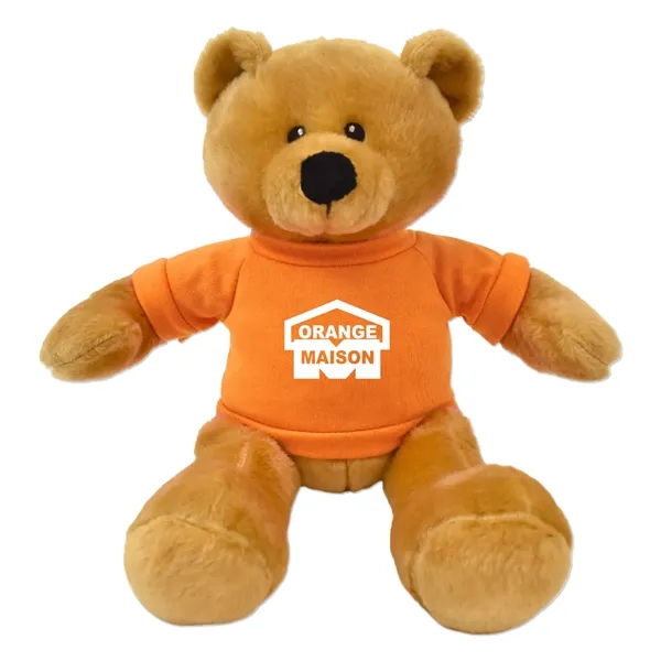Soft plush stuffed bear with customizable t-shirt.... from ASI 98360 WOWLine